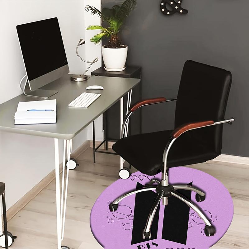 1pc BTS Logo Design Round carpet, Made of Polyester,Perfect for Decorating Office Chairs, Living Rooms 80cm
1pc BTS Logo Design Round carpet, Made of Polyester,Perfect for Decorating Office Chairs, Living Rooms 80cm