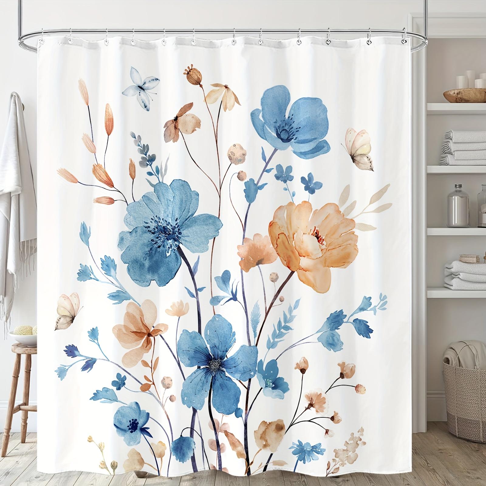Watercolor Floral Shower Curtain, Modern Simple Cute Herbal Leaf Decoration, Machine Washable, Suitable For Bathroom Decoration W60H190(CM)-1 Pcs
Watercolor Floral Shower Curtain, Modern Simple Cute Herbal Leaf Decoration, Machine Washable, Suitable For Bathroom Decoration W60H190(CM)-1 Pcs