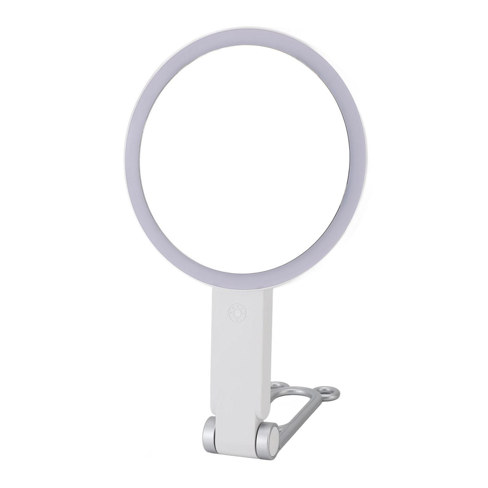 Travel Makeup Mirror with Light Double Sided 1X/5X Magnification Mirror Desktop Wall Mounted Handheld Makeup Mirror for Bedroom Travel
Travel Makeup Mirror with Light Double Sided 1X/5X Magnification Mirror Desktop Wall Mounted Handheld Makeup Mirror for Bedroom Travel