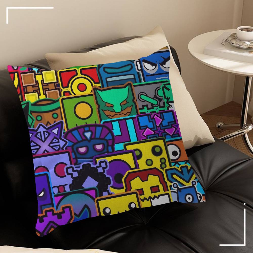 Game Geometry cartoon Dash Office Cushion Pillowcase Car Cushion Cover45X45CM Lumbar Pillowcase Sofa Pillowcover 30cmx30cm
Game Geometry cartoon Dash Office Cushion Pillowcase Car Cushion Cover45X45CM Lumbar Pillowcase Sofa Pillowcover 30cmx30cm