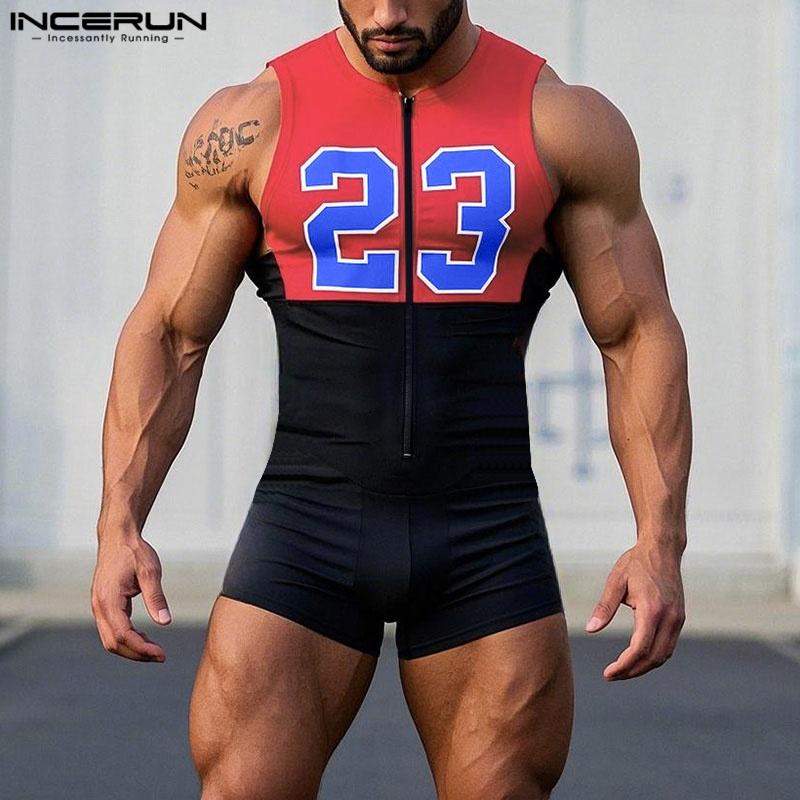 INCERUN Men Sleeveless Letter Print Homewear Skinny Jumpsuits Romper One Piece Suit 5XL коричневий
INCERUN Men Sleeveless Letter Print Homewear Skinny Jumpsuits Romper One Piece Suit 5XL коричневий