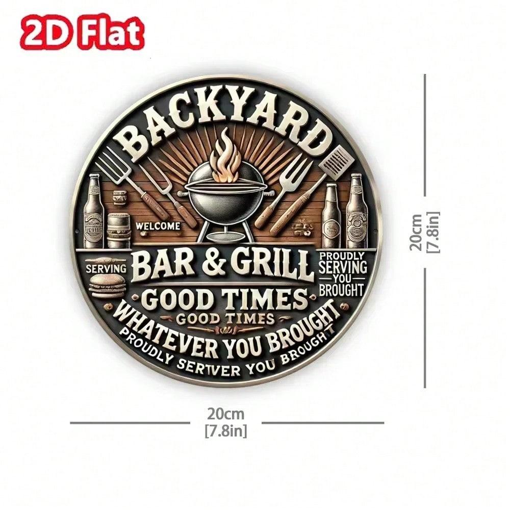 2D Aluminum Decorative Painting Barbecue Beer Wall Art Home Bar Patio Decor 20x20 різнокольоровий
2D Aluminum Decorative Painting Barbecue Beer Wall Art Home Bar Patio Decor 20x20 різнокольоровий