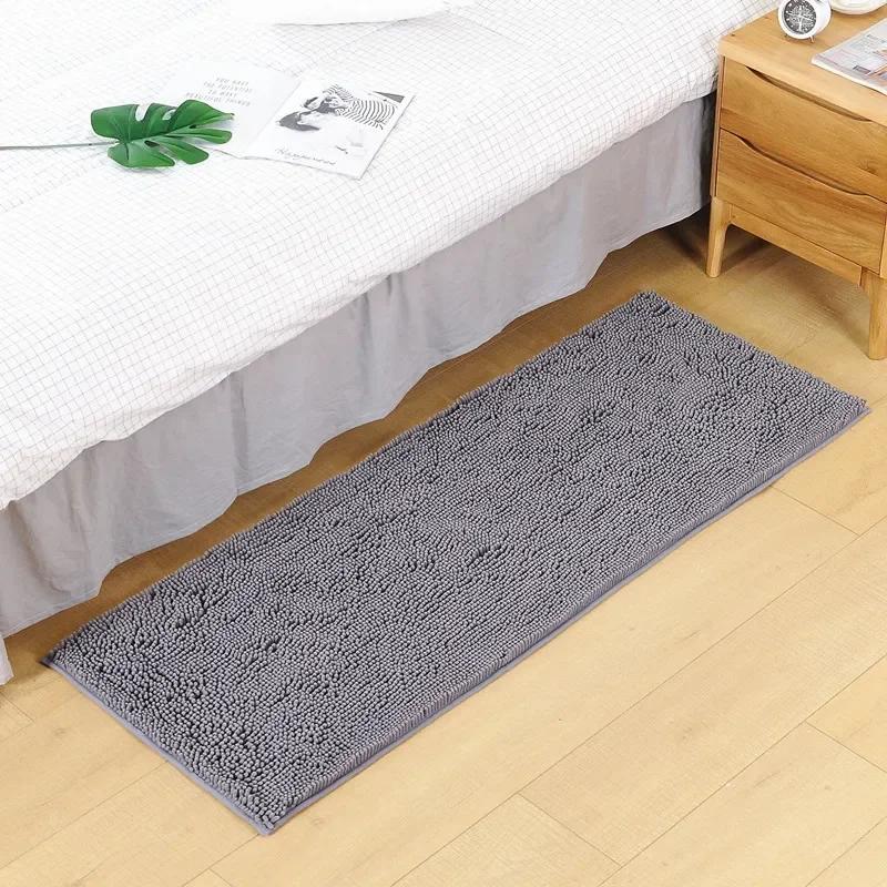 Long Size Bathroom Mat Carpet Chenille Bath Mat Non-slip Rugs For Bathtub Side Water Absorption Toilet Floor Mat 50*120 50*140cm 50 120 темно-сірий
Long Size Bathroom Mat Carpet Chenille Bath Mat Non-slip Rugs For Bathtub Side Water Absorption Toilet Floor Mat 50*120 50*140cm 50 120 темно-сірий