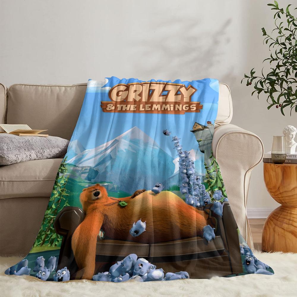 GUOYU Blanket Ggrizzy and Lemmings Throw Soft Flannel Throw Summer Blanket Lightweight Cozy Nap Blanket for Sofa Bed Travel 75x100cm (30x40inch)
GUOYU Blanket Ggrizzy and Lemmings Throw Soft Flannel Throw Summer Blanket Lightweight Cozy Nap Blanket for Sofa Bed Travel 75x100cm (30x40inch)