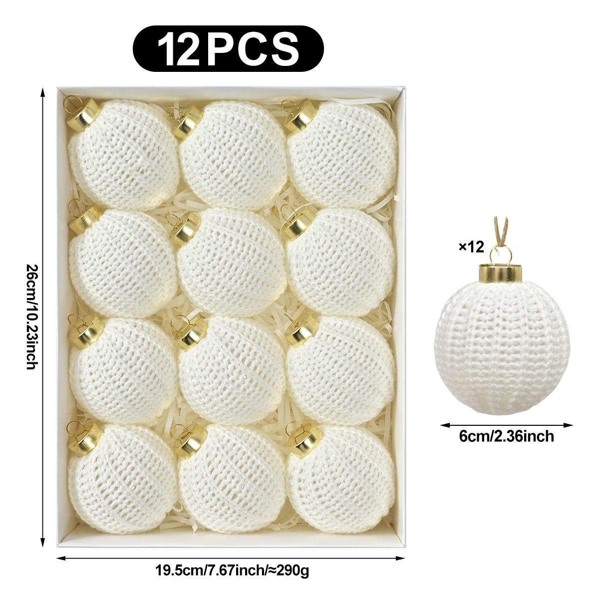 Christmas Tree Balls Boho Crochet Home Decor 12 Pieces Yarn Holiday Tree Ornaments For Party Garland Wreath Living Room Bedroom білий
Christmas Tree Balls Boho Crochet Home Decor 12 Pieces Yarn Holiday Tree Ornaments For Party Garland Wreath Living Room Bedroom білий