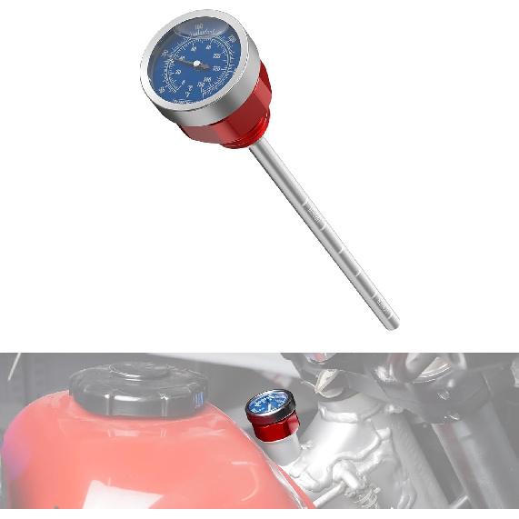 NICECNC Red Oil Level Gauge Dipstick Temperature Compatible with Honda XR650L 1993 1994 1995 1996 1997 1998 1999 2000 2001 2002 2003 2004 2005 2006
NICECNC Red Oil Level Gauge Dipstick Temperature Compatible with Honda XR650L 1993 1994 1995 1996 1997 1998 1999 2000 2001 2002 2003 2004 2005 2006