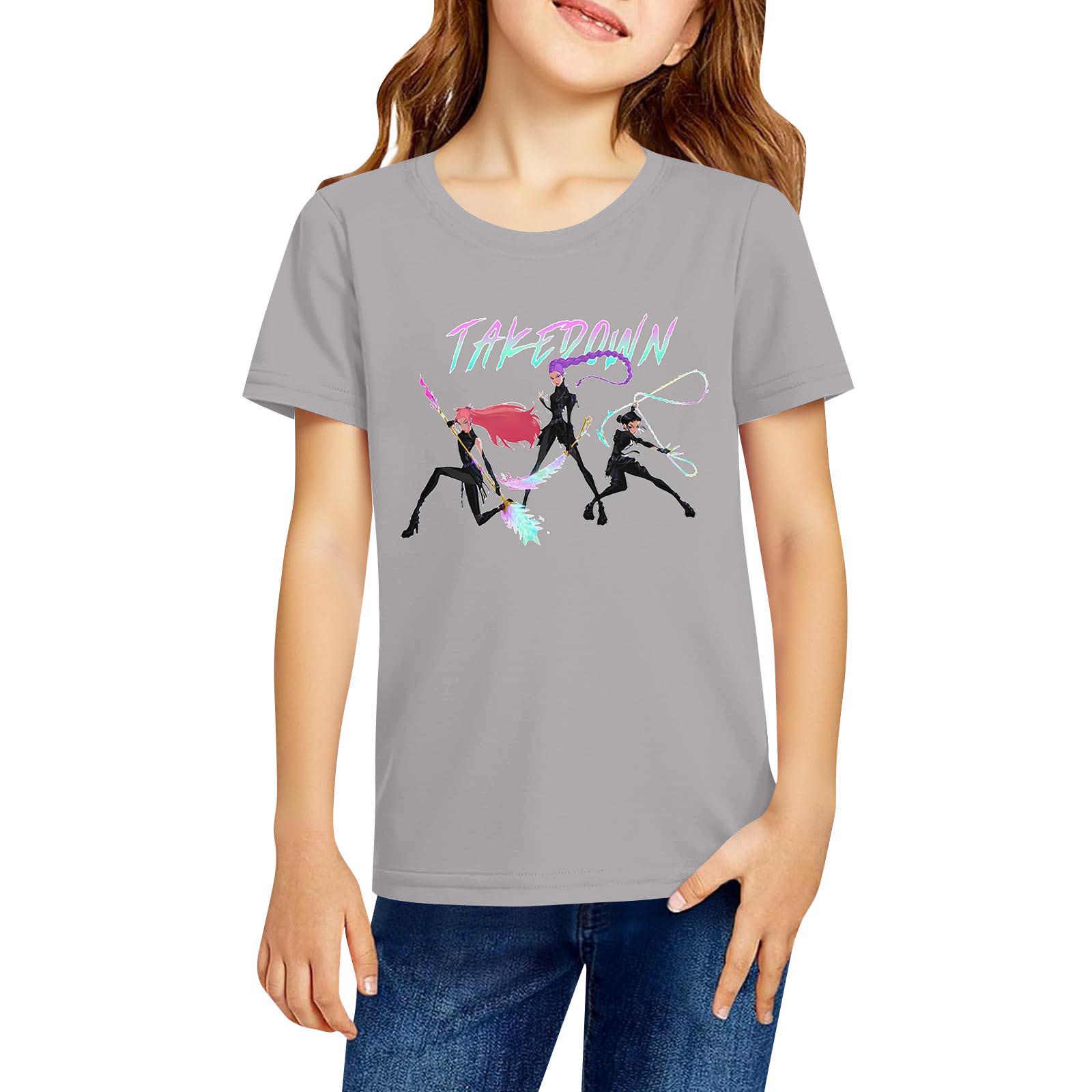 Модная рабочая одежда с короткими рукавами и круглым вырезом, топы с принтом для детских летних топов 100
Модная рабочая одежда с короткими рукавами и круглым вырезом, топы с принтом для детских летних топов 100