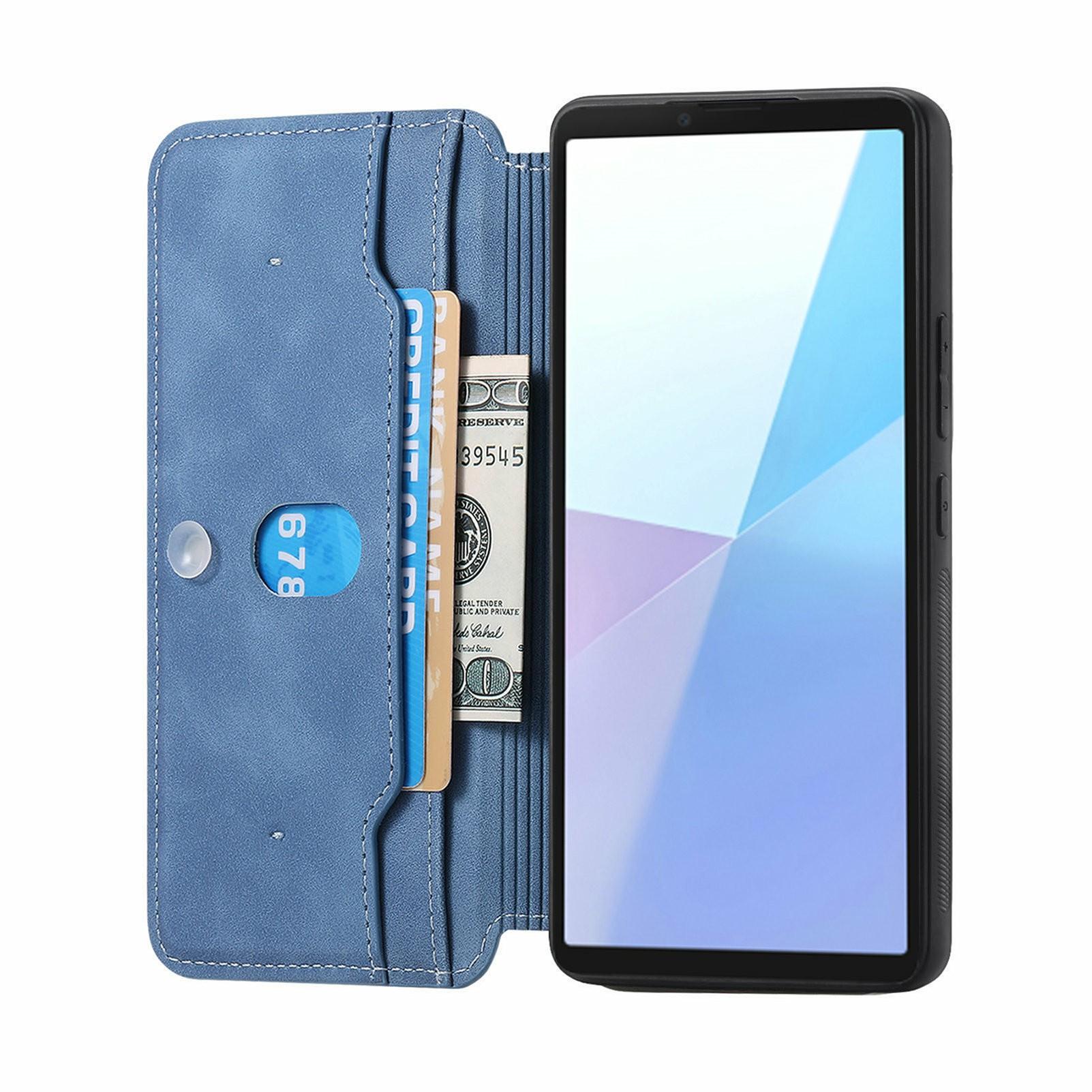 For Sony Xperia 10 VI Case Cross Texture Leather Detachable Magnetic Phone Cover Blue
For Sony Xperia 10 VI Case Cross Texture Leather Detachable Magnetic Phone Cover Blue