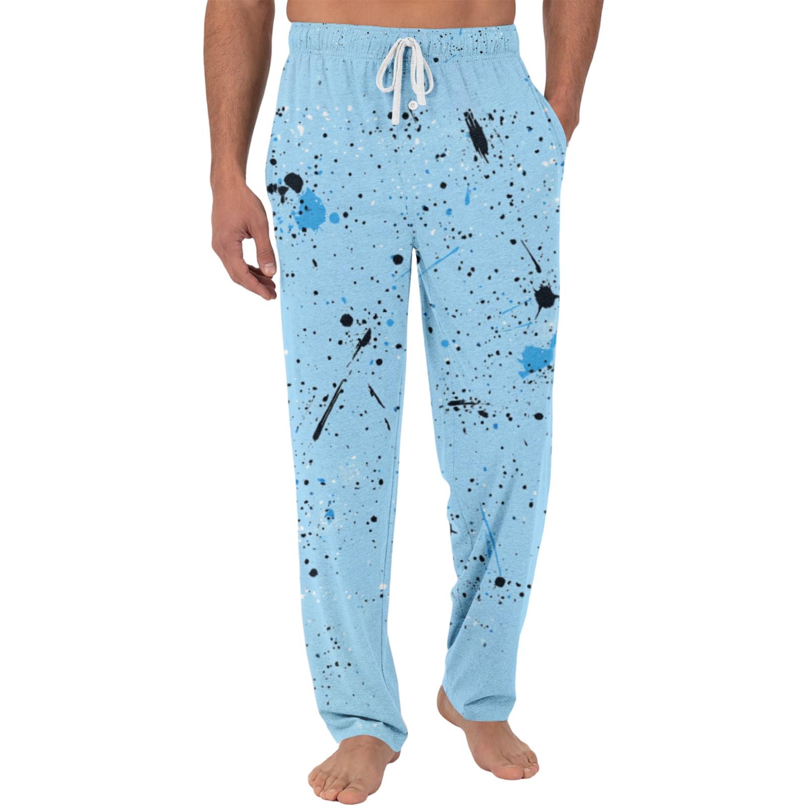 Men s casual and fashionable tie- textured print pants - Men s drawstring waist cinched lightweight sports pants M
Men s casual and fashionable tie- textured print pants - Men s drawstring waist cinched lightweight sports pants M