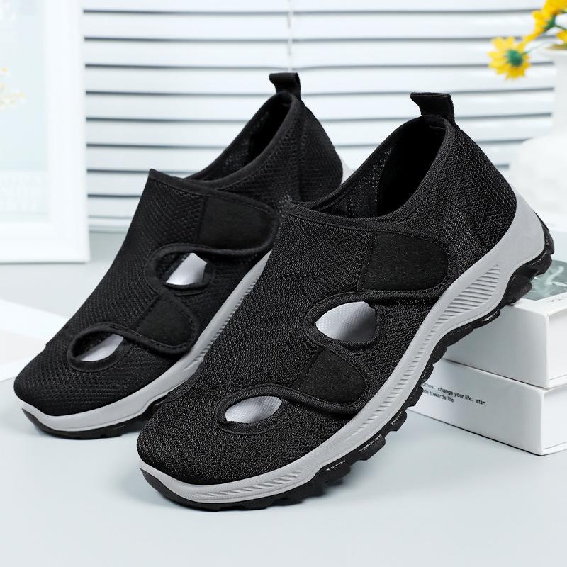 Shoes women s shoes versatile summer hollow breathable casual shoes Velcro lightweight mother shoes soft sole comfortable single shoes 41
Shoes women s shoes versatile summer hollow breathable casual shoes Velcro lightweight mother shoes soft sole comfortable single shoes 41