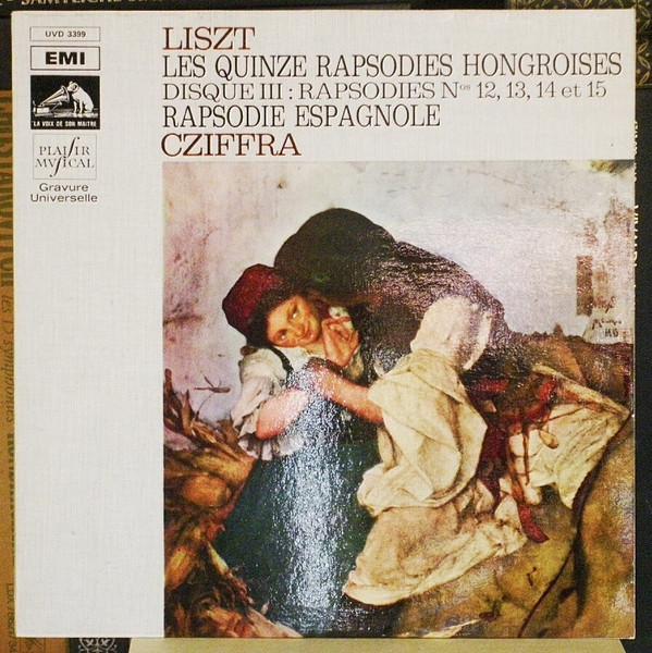 LP Запись ЛИСТ, ЦИФФРА - Пятнадцать венгерских рапсодий, Di UVD3399 LA VOIX DE SON Франция Классика Б/У
LP Запись ЛИСТ, ЦИФФРА - Пятнадцать венгерских рапсодий, Di UVD3399 LA VOIX DE SON Франция Классика Б/У