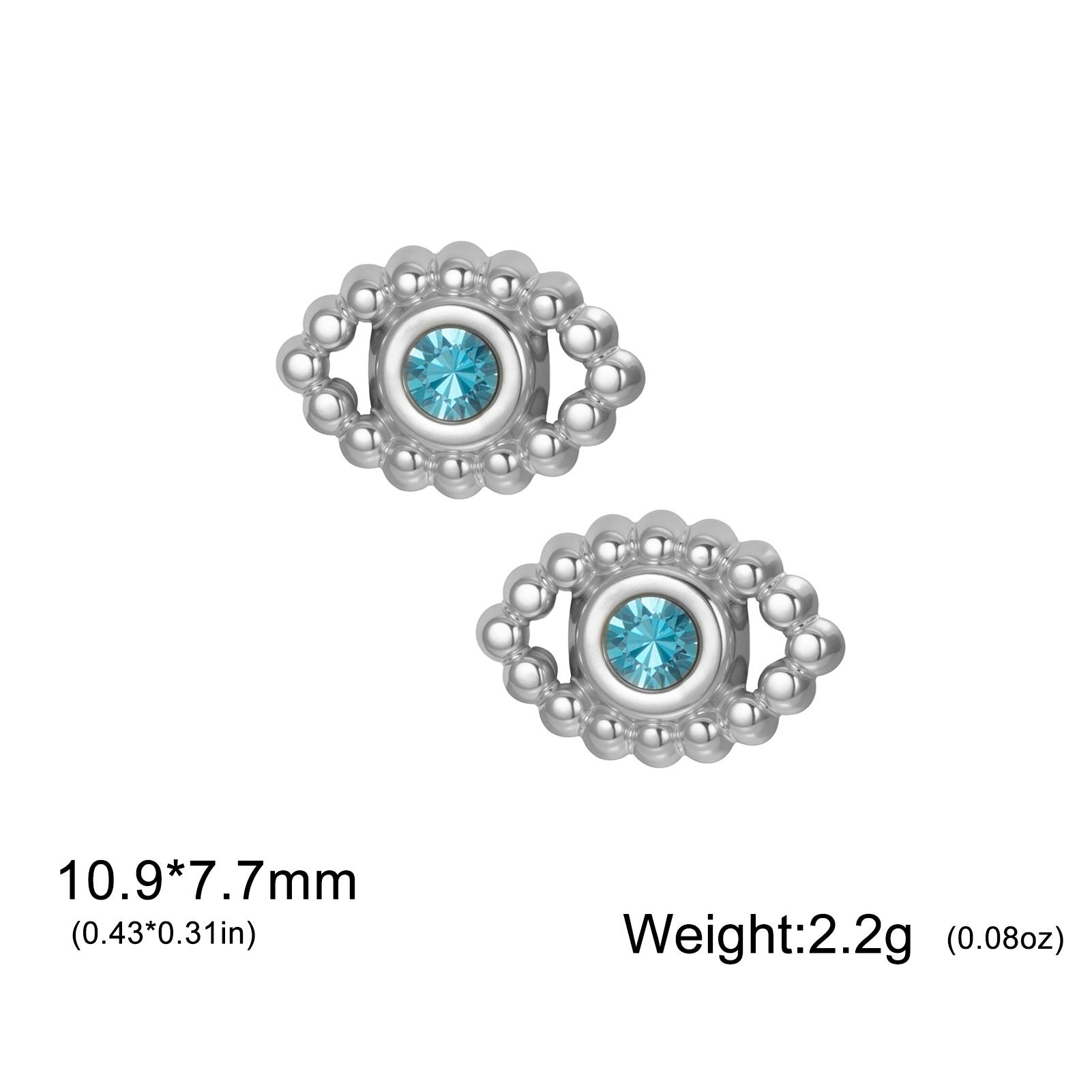 Teamer Blue Zircon Devil s Eye Stud Earring Women Girls Stainless Steel Gold Color Fashion Punk Jewelry Birthday Gift 2026 New
Teamer Blue Zircon Devil s Eye Stud Earring Women Girls Stainless Steel Gold Color Fashion Punk Jewelry Birthday Gift 2026 New