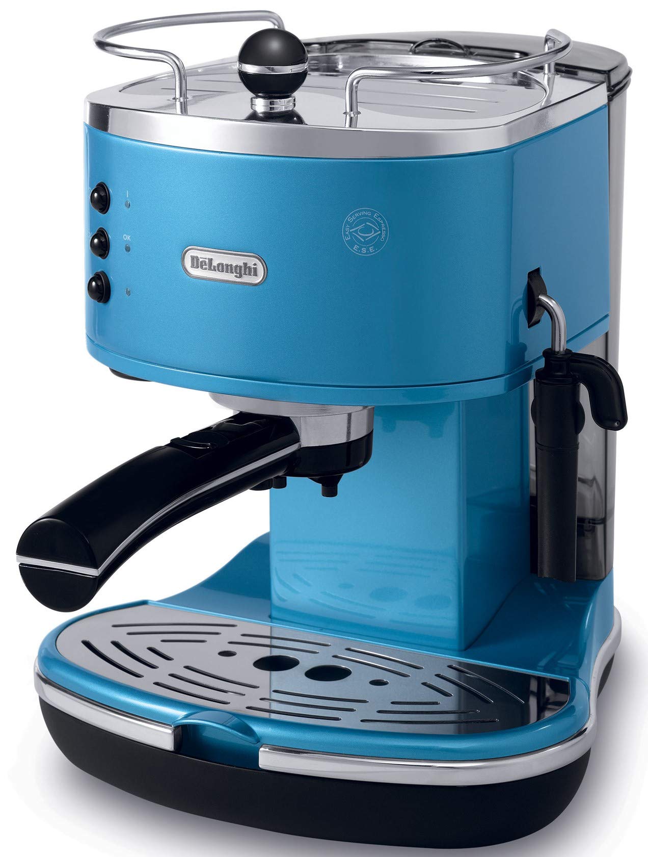 DeLonghi Espresso Maker Icona ECO310B Cappuccino Latte Art Espresso Machine Cuper Warmer Tray Retro Design 3 Year Warranty with Family Registration синій
DeLonghi Espresso Maker Icona ECO310B Cappuccino Latte Art Espresso Machine Cuper Warmer Tray Retro Design 3 Year Warranty with Family Registration синій