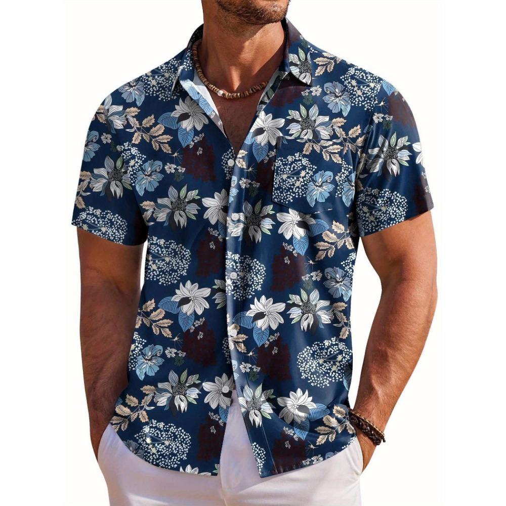 Men s Short Sleeve Shirt Hawaiian Botanical Flower Print Lapel Seaside Button-Down Shirt Top Casual Fashionable Shirts 5XL
Men s Short Sleeve Shirt Hawaiian Botanical Flower Print Lapel Seaside Button-Down Shirt Top Casual Fashionable Shirts 5XL