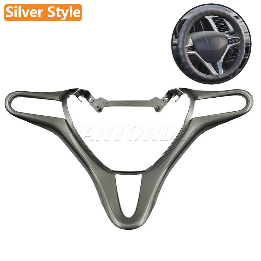 For Honda Civic 8th FD2 2006-2011 Car Carbon Fiber Style Inner Steering Wheel Cover Trim Frame Black/Silver Silver Style
For Honda Civic 8th FD2 2006-2011 Car Carbon Fiber Style Inner Steering Wheel Cover Trim Frame Black/Silver Silver Style