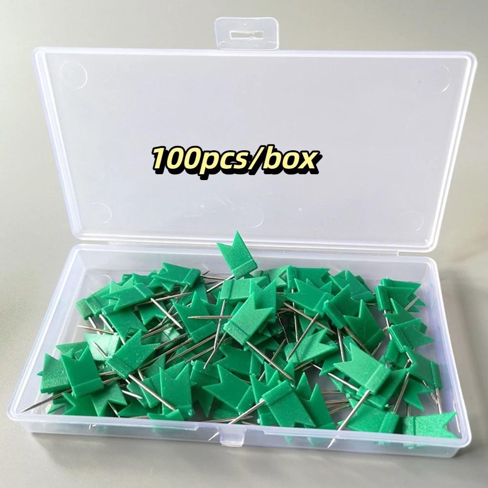 100pcs/box Bright Colors Colored Push Pins Easy Insert Reliable Material Drawing Tacks Stable Fixing 100 Pieces Box зелёный
100pcs/box Bright Colors Colored Push Pins Easy Insert Reliable Material Drawing Tacks Stable Fixing 100 Pieces Box зелёный