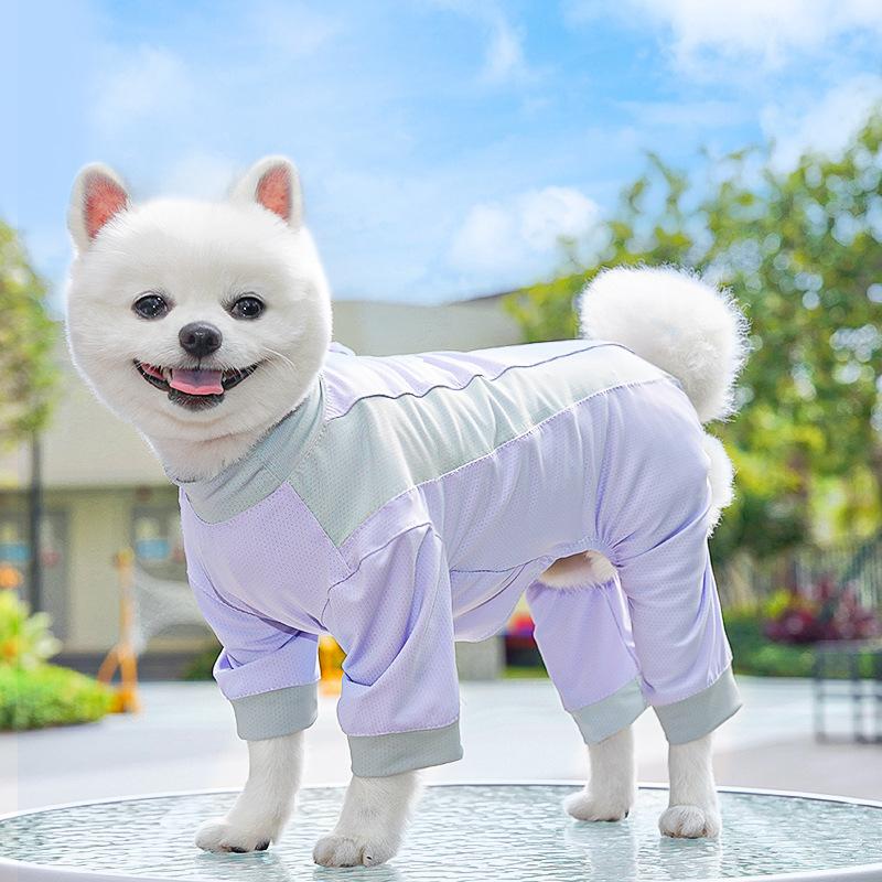 Одежда для питомцев на четырех лапах весенне-летняя одежда для собак одежда для собак одежда для кошек ледяной шелк для маленьких и средних собак одежда для защиты от солнца 2XL (back length 45cm 14-10kg)
Одежда для питомцев на четырех лапах весенне-летняя одежда для собак одежда для собак одежда для кошек ледяной шелк для маленьких и средних собак одежда для защиты от солнца 2XL (back length 45cm 14-10kg)