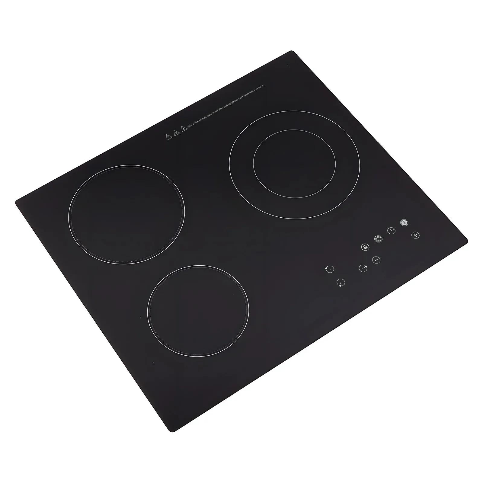 2600 Вт Электрическая керамическая варочная панель Портативная 3 конфорки Встраиваемая варочная панель Сенсорное управление Настольная электрическая конфорка (нет вилки) чёрный
2600 Вт Электрическая керамическая варочная панель Портативная 3 конфорки Встраиваемая варочная панель Сенсорное управление Настольная электрическая конфорка (нет вилки) чёрный