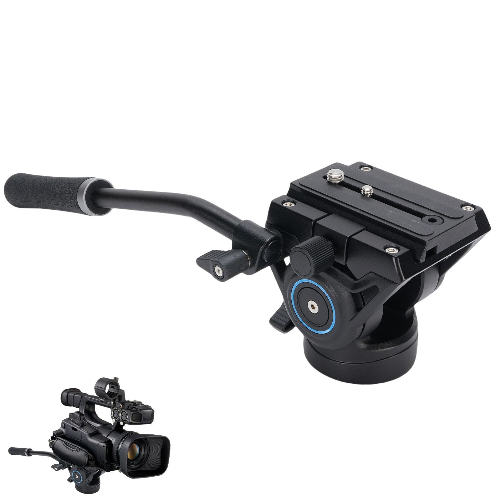 Video Tripod Fluid Head with Quick Release Plate Panorama Base (65mm) for Tripod DSLR Camera
Video Tripod Fluid Head with Quick Release Plate Panorama Base (65mm) for Tripod DSLR Camera