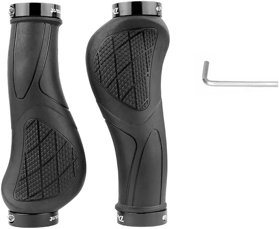 Bicycle Handlebar Grip 22.2x140mm Mountain Bike Rubber Handlebar Bilateral Locking Vice Handle Grips with Wrench for MTB,Road Bike
Bicycle Handlebar Grip 22.2x140mm Mountain Bike Rubber Handlebar Bilateral Locking Vice Handle Grips with Wrench for MTB,Road Bike