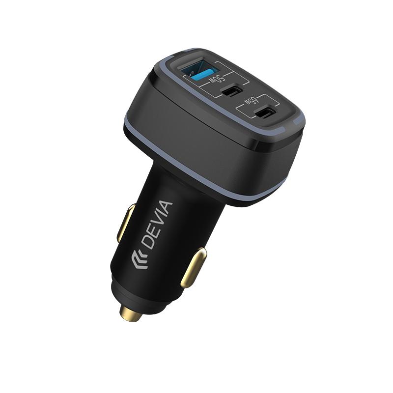 DEVIA Extreme Speed Series 115W Fast Charging Car Charger USB+Dual Type-C Car Charger Adapter
DEVIA Extreme Speed Series 115W Fast Charging Car Charger USB+Dual Type-C Car Charger Adapter