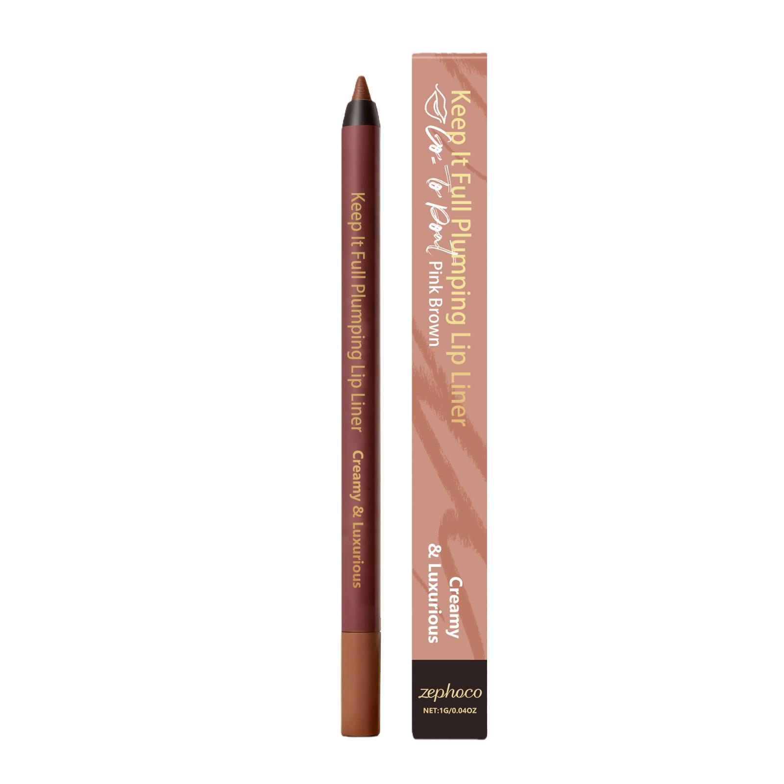 Brownish lip liner with a color that applies easily; a three-dimensional lip liner.
Brownish lip liner with a color that applies easily; a three-dimensional lip liner.