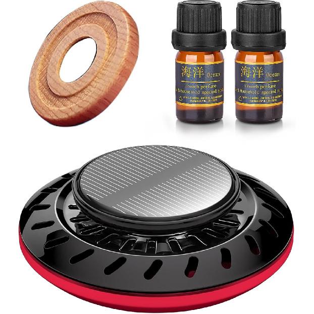 Kwak s Car Air Freshener,Rotating Solar Aromatherapy Essential Oil Diffuser Scent Car Decoration Automotive Interior Accessories (Black) червоний
Kwak s Car Air Freshener,Rotating Solar Aromatherapy Essential Oil Diffuser Scent Car Decoration Automotive Interior Accessories (Black) червоний