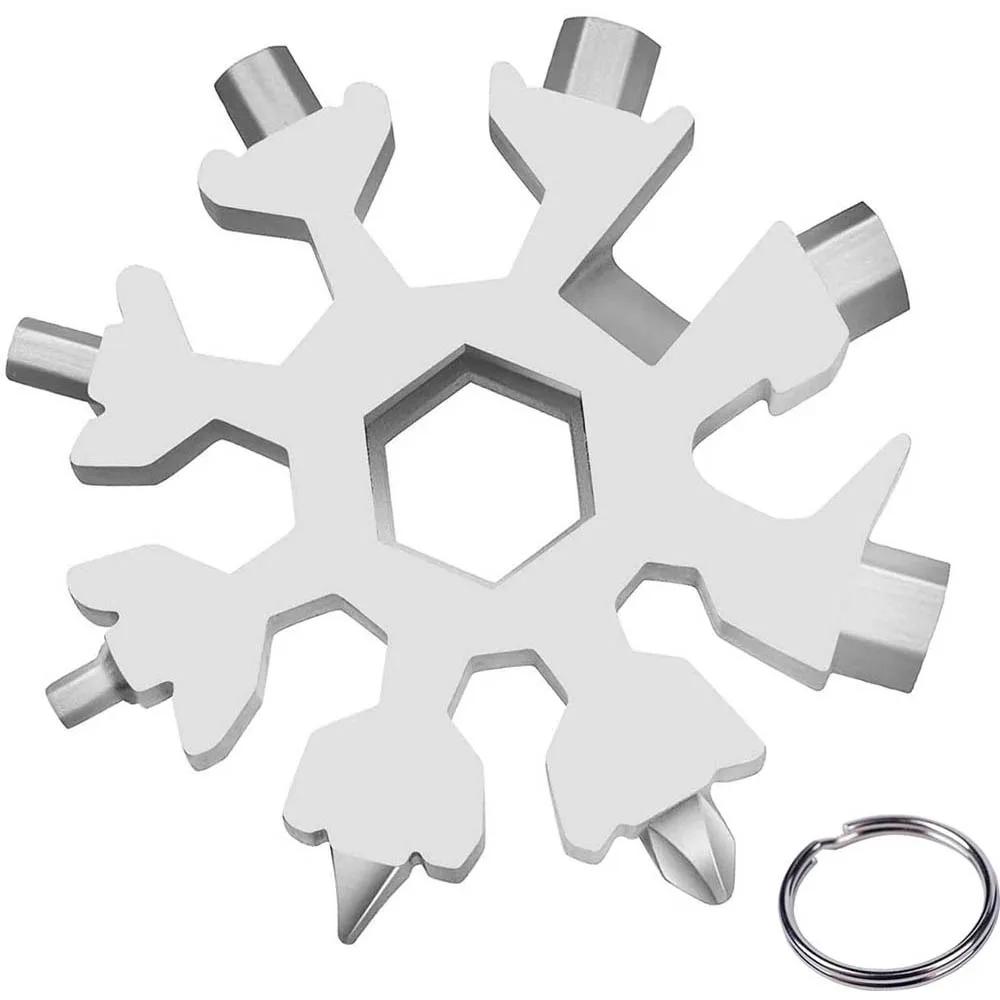 18-в-1 многофункциональный инструмент Snowflake для кемпинга на открытом воздухе, путешествий, приключений, повседневных инструментов для выживания, отверток из нержавеющей стали, открывашек для бутылок серебряный
18-в-1 многофункциональный инструмент Snowflake для кемпинга на открытом воздухе, путешествий, приключений, повседневных инструментов для выживания, отверток из нержавеющей стали, открывашек для бутылок серебряный