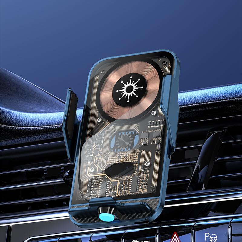 C11 15W Wireless Charger Phone Mount 360-Degree Rotating Air Vent Car Charger Phone Holder Blue
C11 15W Wireless Charger Phone Mount 360-Degree Rotating Air Vent Car Charger Phone Holder Blue