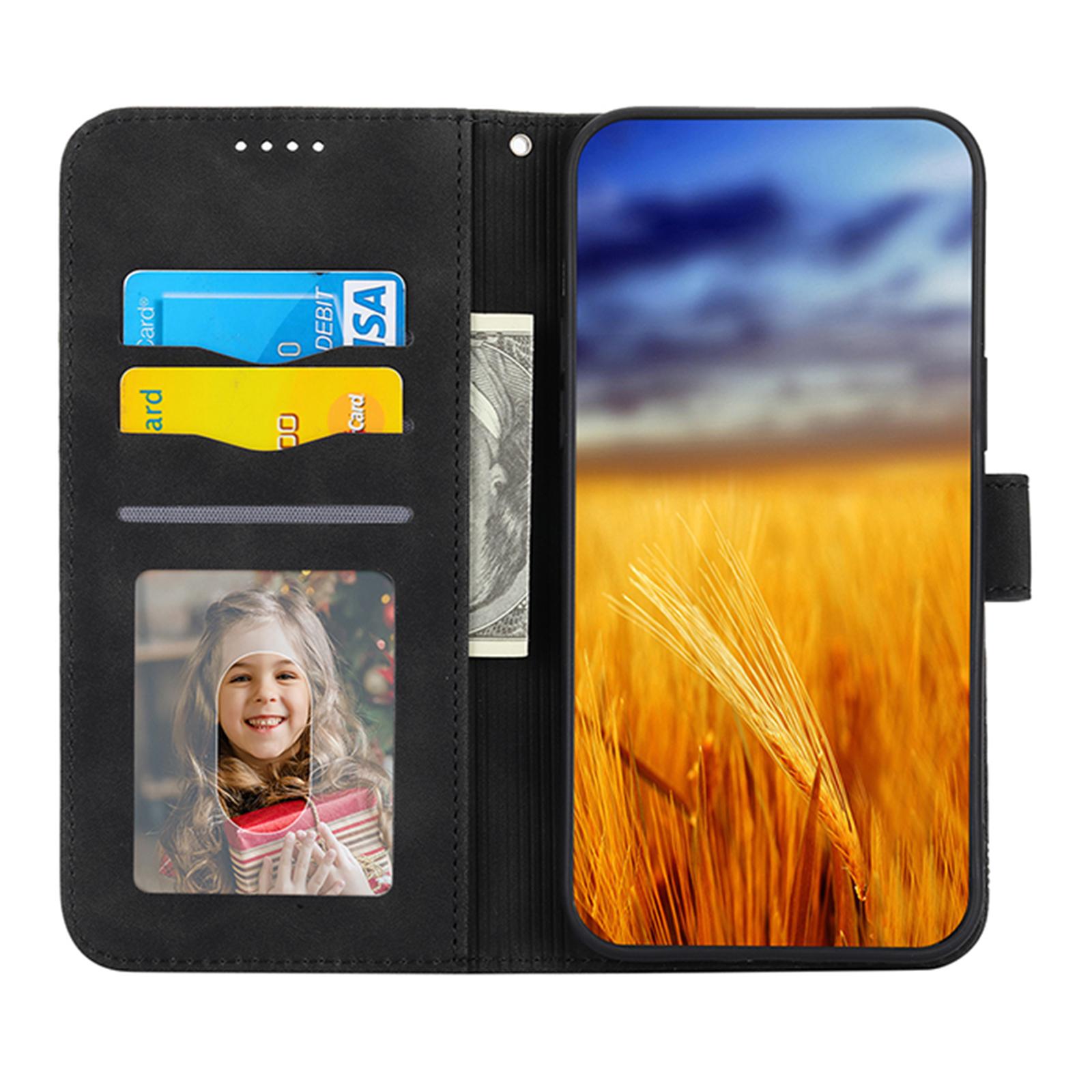DIERFENG DF-03 for Xiaomi 12 Pro 5G/12 Pro (Dimensity) 5G/12S Pro 5G Wallet PU Leather Phone Case Lines Imprinted Phone Stand Cover- Black A
DIERFENG DF-03 for Xiaomi 12 Pro 5G/12 Pro (Dimensity) 5G/12S Pro 5G Wallet PU Leather Phone Case Lines Imprinted Phone Stand Cover- Black A