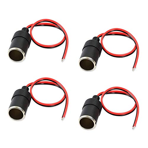 YFFSFDC Car Charger Power Plug Terminal Cigarette Lighter Female Socket Cable Compatible with 12V/24V Pack of 4
YFFSFDC Car Charger Power Plug Terminal Cigarette Lighter Female Socket Cable Compatible with 12V/24V Pack of 4