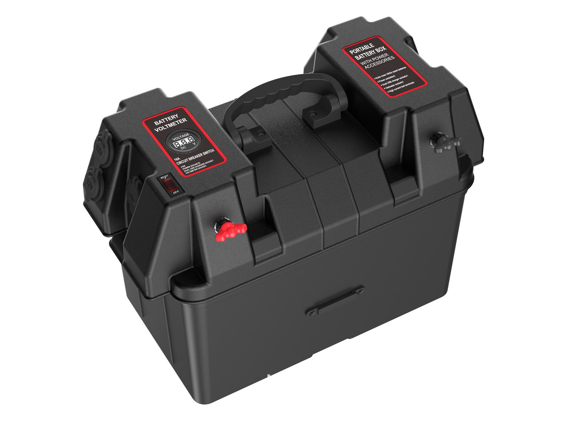 12V Multi-Functional Portable Battery Box with USB Output for Outdoor Energy Storage and Emergency Power Supply
12V Multi-Functional Portable Battery Box with USB Output for Outdoor Energy Storage and Emergency Power Supply