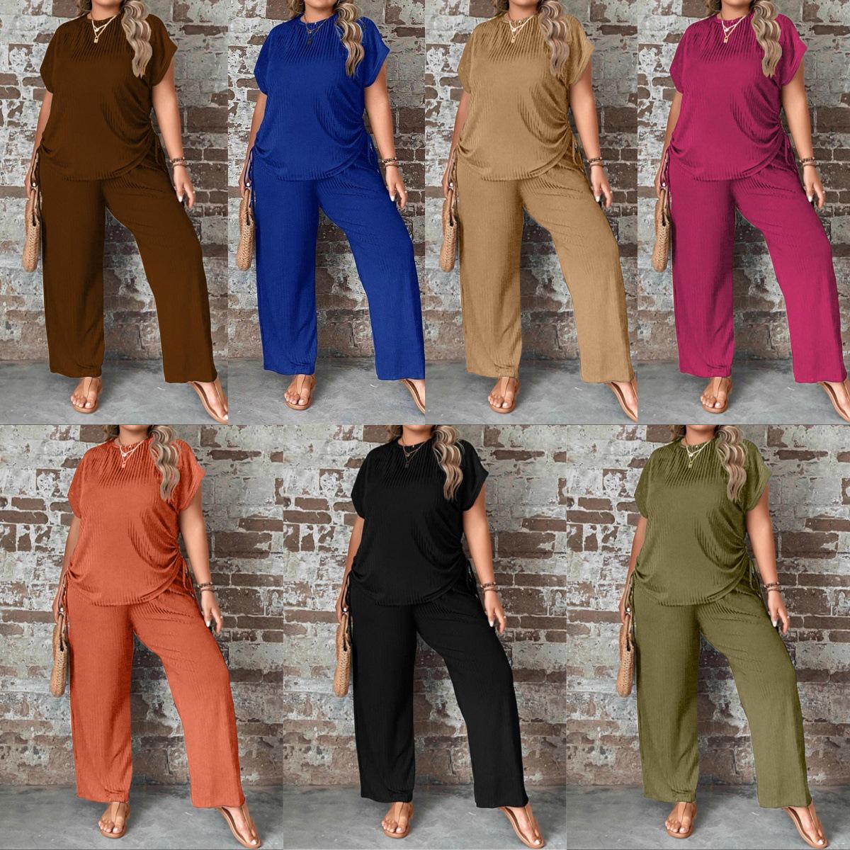 Plus Size Women s Multicolor Two-Piece Spring/Summer Set with Round Neck 3XL синий
Plus Size Women s Multicolor Two-Piece Spring/Summer Set with Round Neck 3XL синий