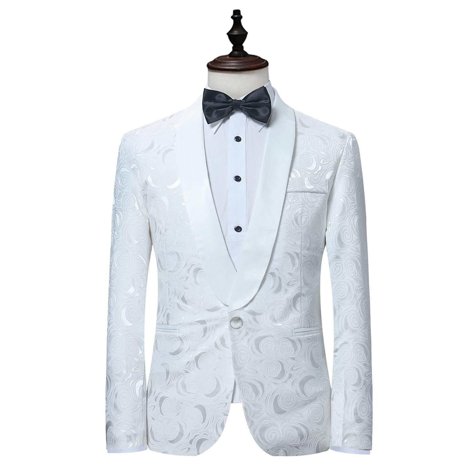 Men s Korean Style Single Button White Suit Jacket, Plus Size (ZT-X28) S белый
Men s Korean Style Single Button White Suit Jacket, Plus Size (ZT-X28) S белый
