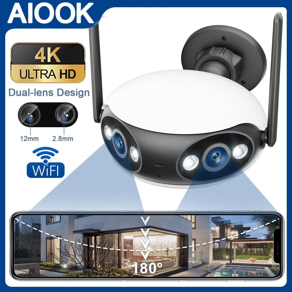 AIOOK Icsee Наружная IP-камера безопасности Сверхвысокое разрешение 8 Мп 4K Двойной объектив Широкоугольное видеонаблюдение Wi-Fi Цветная система ночного видения Обнаружение движения Сигнализация Ip66
AIOOK Icsee Наружная IP-камера безопасности Сверхвысокое разрешение 8 Мп 4K Двойной объектив Широкоугольное видеонаблюдение Wi-Fi Цветная система ночного видения Обнаружение движения Сигнализация Ip66