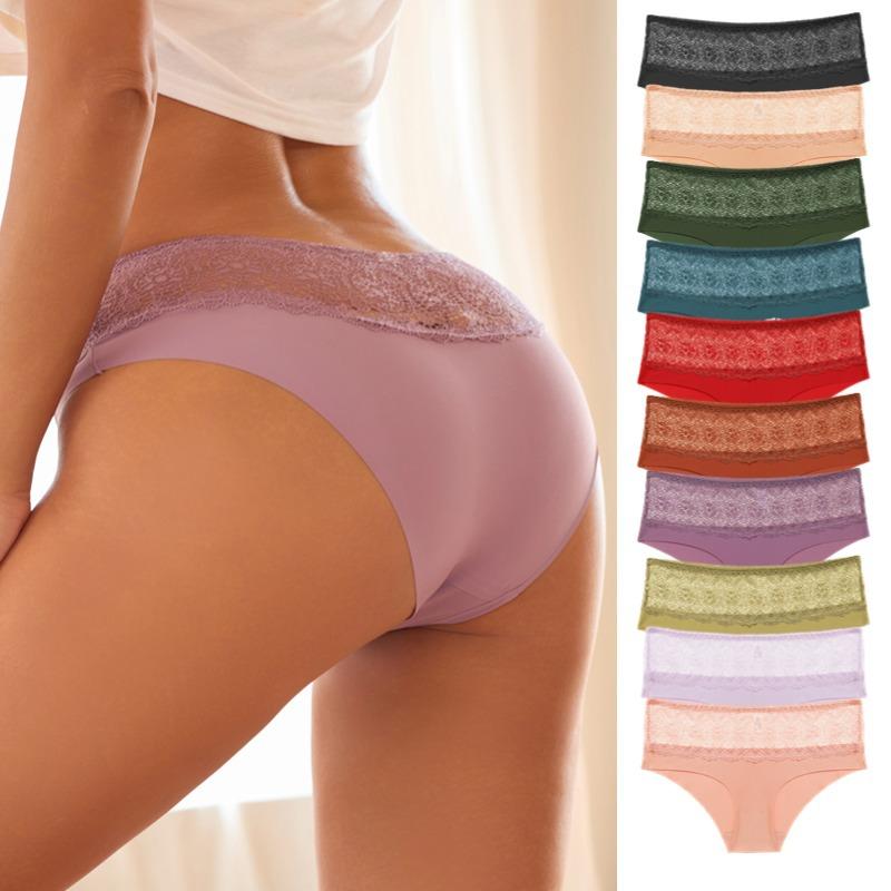Сексуальные кружевные трусики для женщин Ice Silk Seamles Briefs Великолепное прозрачное дышащее нижнее белье Pure Desire S чёрный
Сексуальные кружевные трусики для женщин Ice Silk Seamles Briefs Великолепное прозрачное дышащее нижнее белье Pure Desire S чёрный