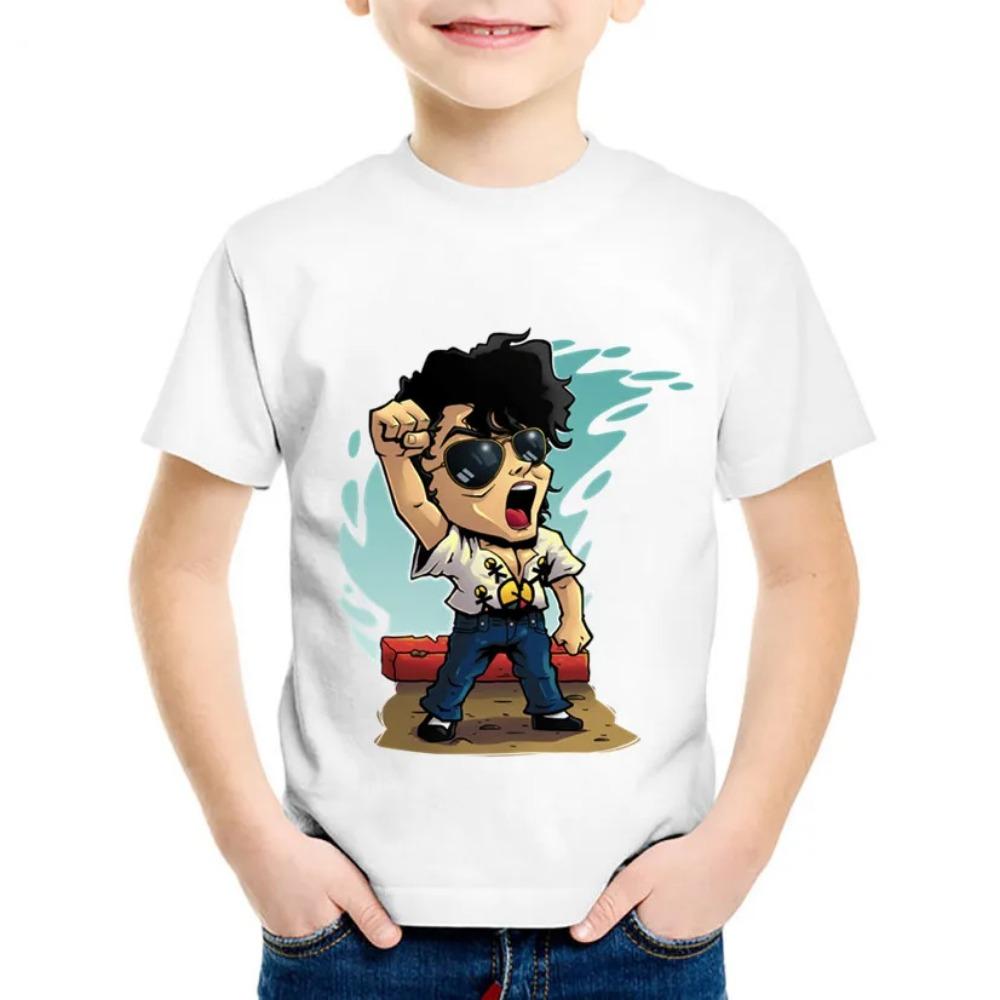 Hot Sales Children Cartoon Michael Jackson Funny T Shirt Kids Rock N Roll Summer Cotton Tops Baby Boys/Girls Casual Clothes 130
Hot Sales Children Cartoon Michael Jackson Funny T Shirt Kids Rock N Roll Summer Cotton Tops Baby Boys/Girls Casual Clothes 130