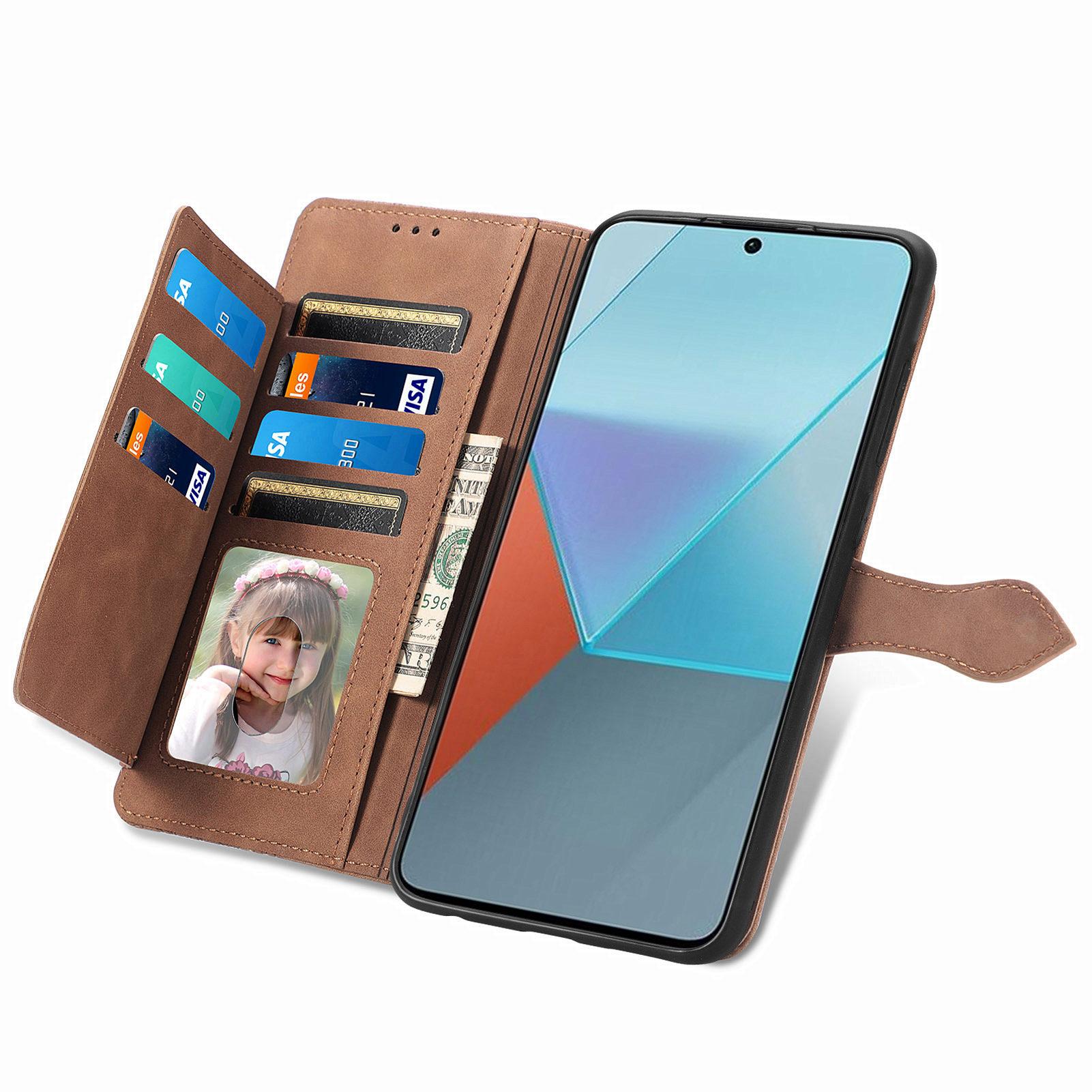 For Xiaomi Redmi Note 13 Pro 5G/Poco X6 5G Zipper Wallet Case with Strap Flower Imprint PU Leather Phone Cover Brown
For Xiaomi Redmi Note 13 Pro 5G/Poco X6 5G Zipper Wallet Case with Strap Flower Imprint PU Leather Phone Cover Brown