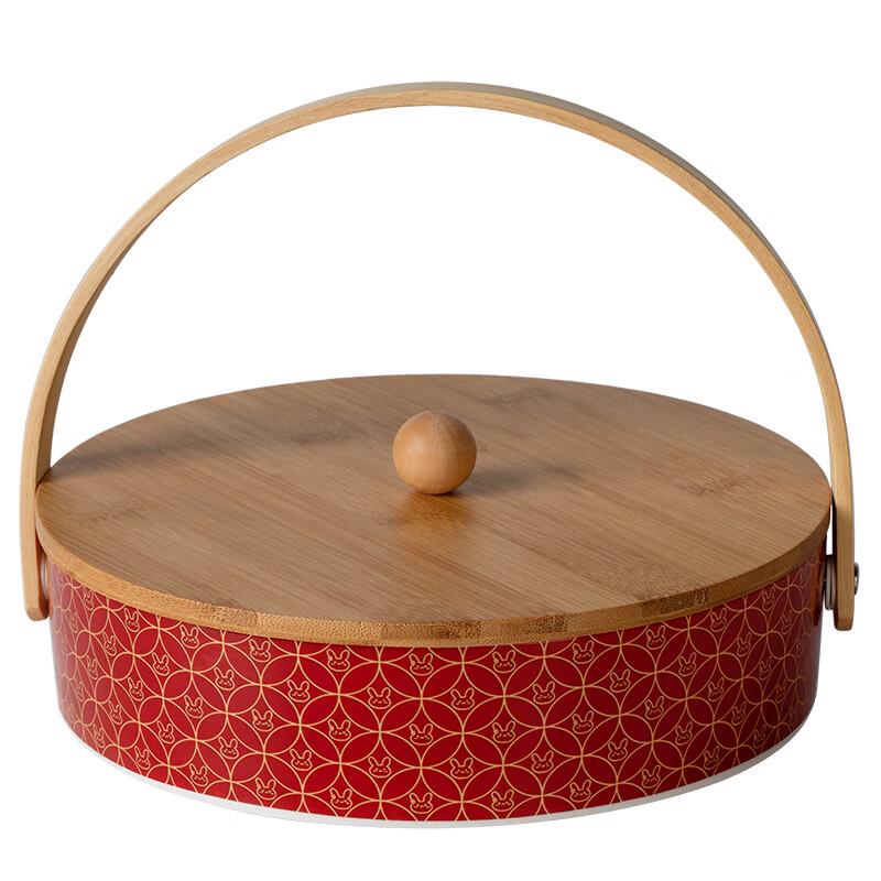 Chinese Festive Ceramic Divided Dried Fruit Plate
Chinese Festive Ceramic Divided Dried Fruit Plate