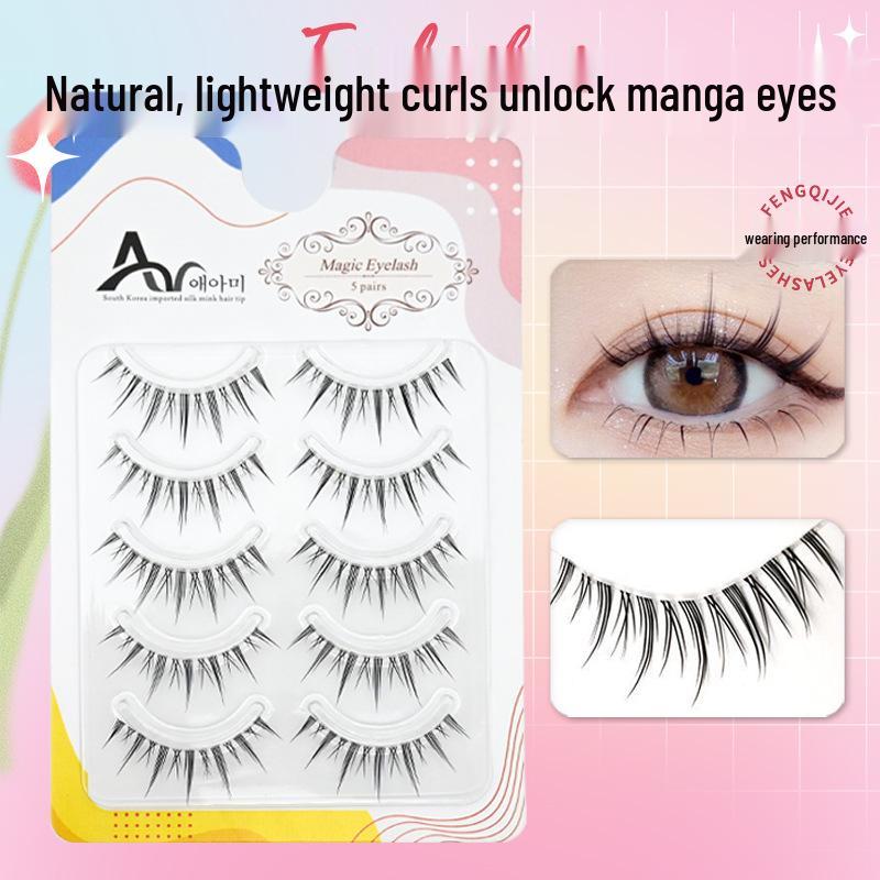 Natural Devil 009 Transparent Band Self-Adhesive False Eyelashes for Manga Eyes, Bare Face, Beginners & Commute
Natural Devil 009 Transparent Band Self-Adhesive False Eyelashes for Manga Eyes, Bare Face, Beginners & Commute