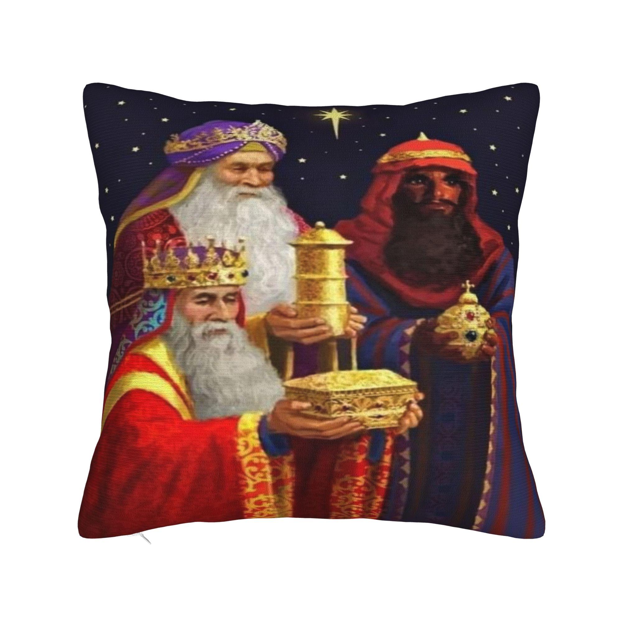 Día de los Reyes Magos Epifanía Three kings Pillowcases Merch Printed Cushion Cover Pillow Covers Zipper Multi-Size 12x12in 30X30cm
Día de los Reyes Magos Epifanía Three kings Pillowcases Merch Printed Cushion Cover Pillow Covers Zipper Multi-Size 12x12in 30X30cm
