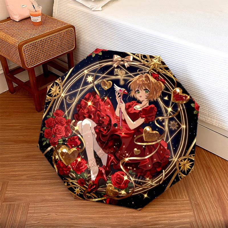 1 шт. Автоматический складной зонт с рисунком Cardcaptor Sakura, 8 спиц, портативный, складной, для путешествий, Рождественский, День рождения, Подарок разноцветный
1 шт. Автоматический складной зонт с рисунком Cardcaptor Sakura, 8 спиц, портативный, складной, для путешествий, Рождественский, День рождения, Подарок разноцветный