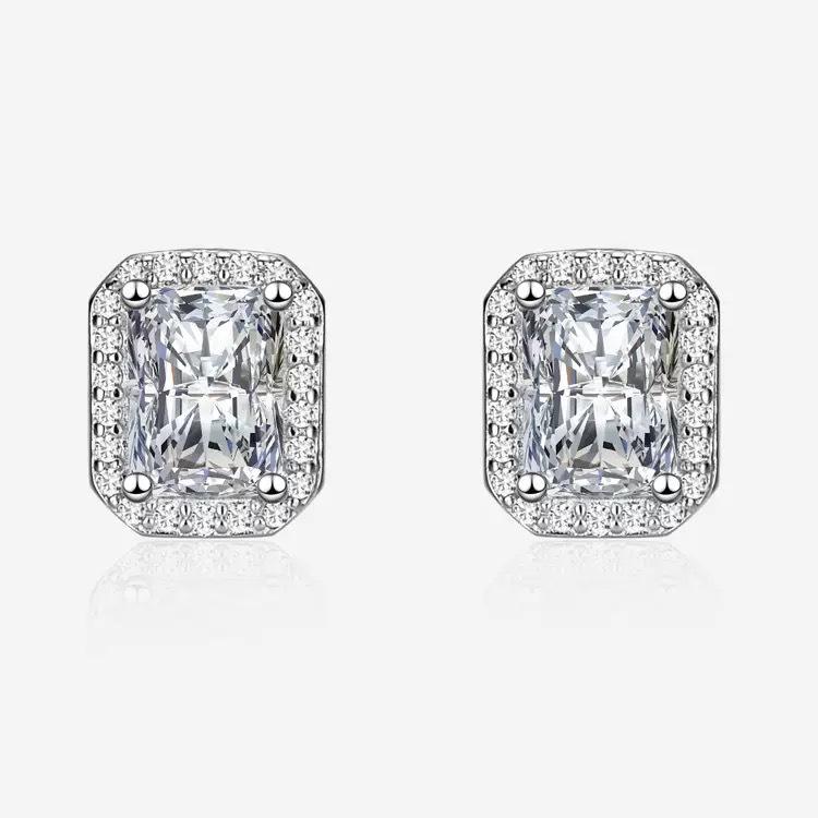 Women s Luxurious Square Zircon Stud Earrings - Exquisite Full Diamond Design срібний
Women s Luxurious Square Zircon Stud Earrings - Exquisite Full Diamond Design срібний