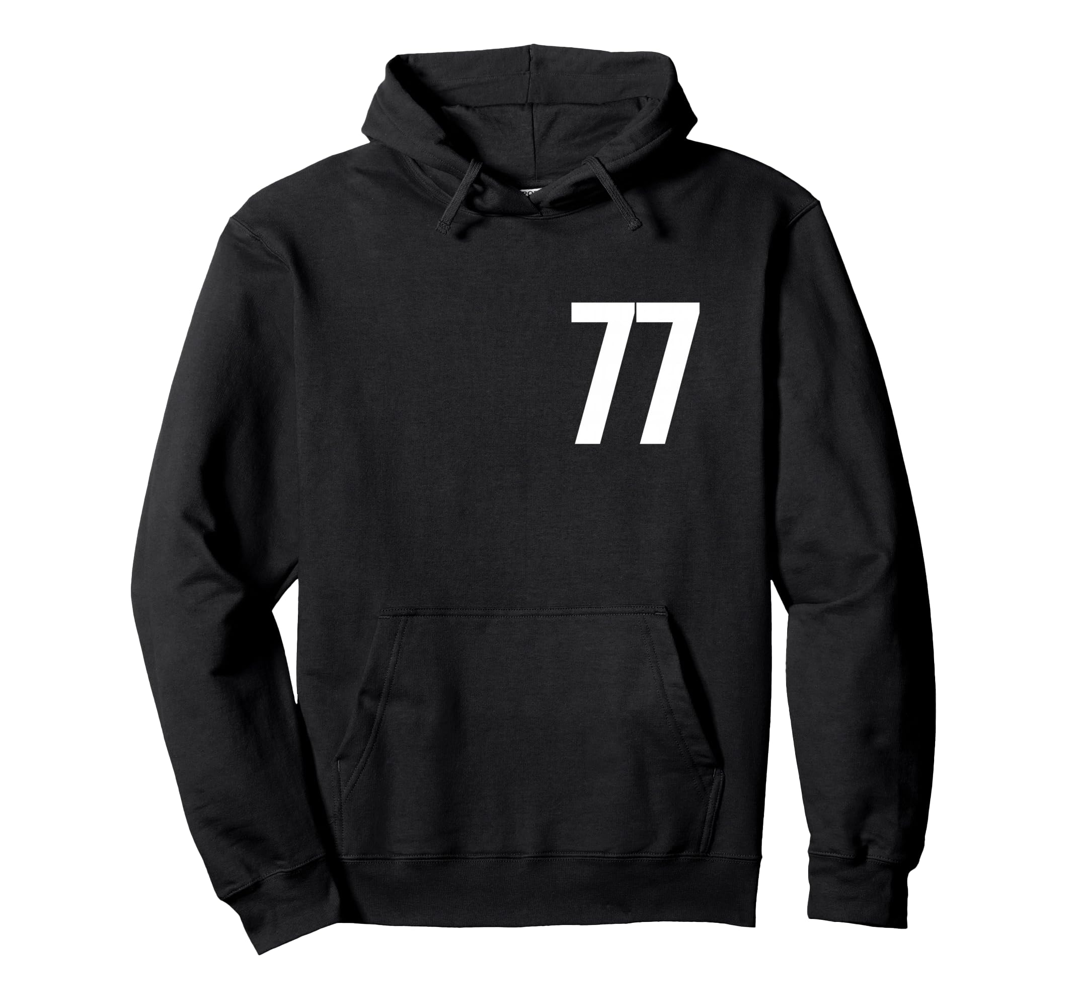 Number Seventy Seven #77 Sports Team Uniform Birthday 77 Hoodie
Number Seventy Seven #77 Sports Team Uniform Birthday 77 Hoodie