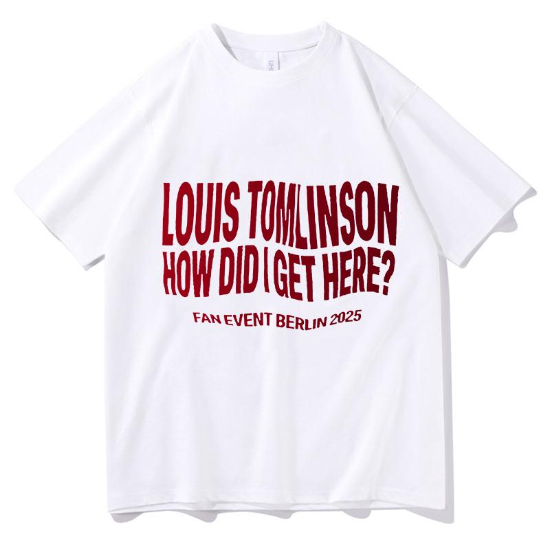 Louis Tomlinson How Die We Get Here Футболки Вільні З Коротким Рукавом Унісекс Вуличний Стиль Повсякденні Жіночі Чоловічі Чиста Бавовна Модні Топи Футболки L
Louis Tomlinson How Die We Get Here Футболки Вільні З Коротким Рукавом Унісекс Вуличний Стиль Повсякденні Жіночі Чоловічі Чиста Бавовна Модні Топи Футболки L