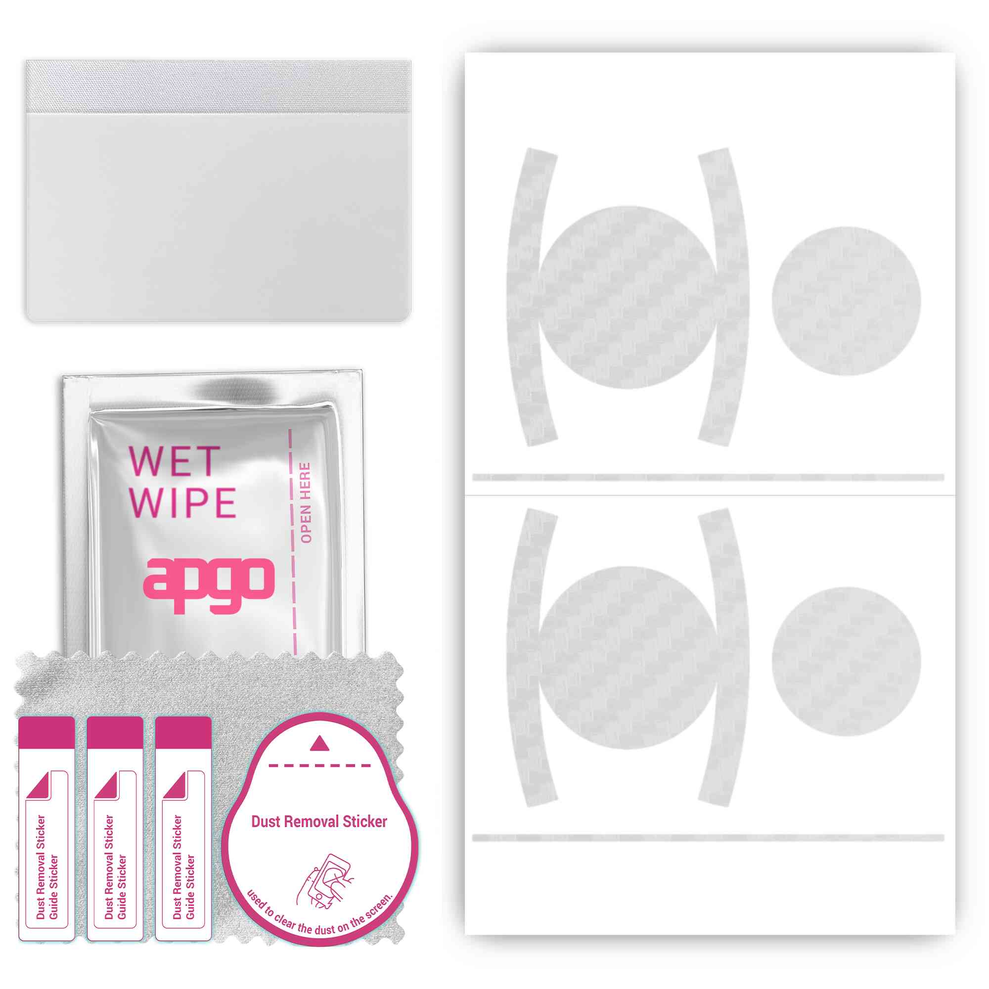 apgo Protective Skin Sticker for the back+sides compatible with Apple AirTag, Full Wrap Film, Foil, Vinyl - Pattern Transparent Carbon
apgo Protective Skin Sticker for the back+sides compatible with Apple AirTag, Full Wrap Film, Foil, Vinyl - Pattern Transparent Carbon