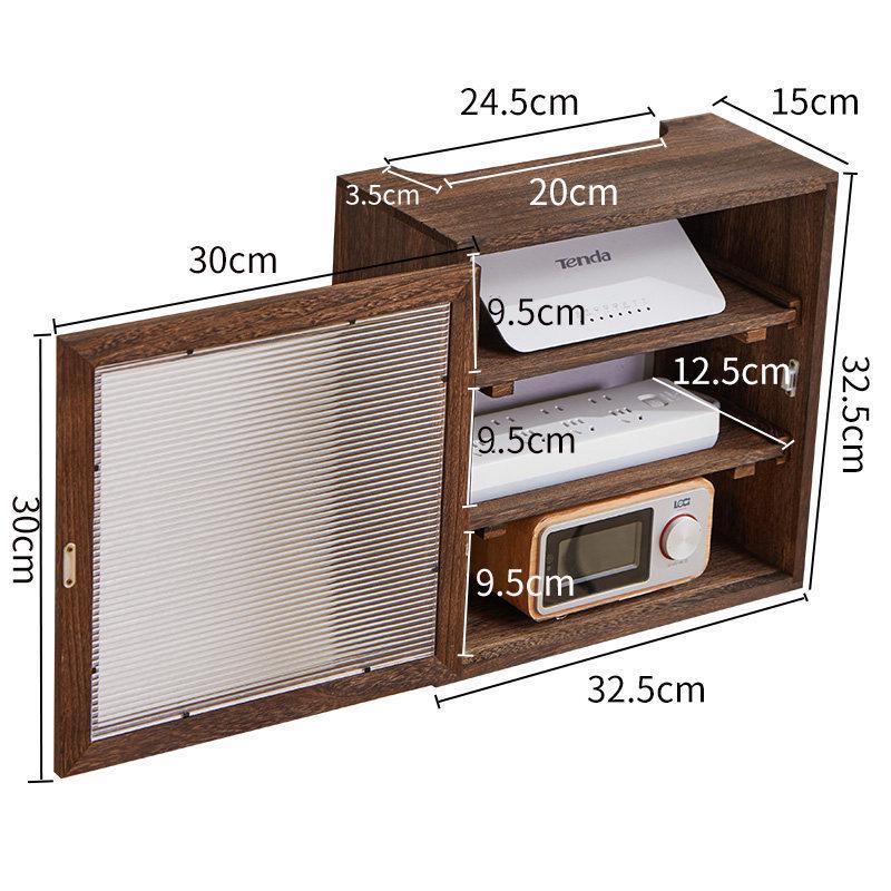 Wall-Mount Cable Organizer & WiFi Router Shelf with Power Strip Cover
Wall-Mount Cable Organizer & WiFi Router Shelf with Power Strip Cover