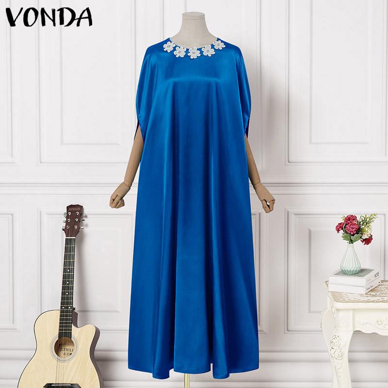 VONDA Элегантное женское свободное длинное платье с коротким рукавом и принтом
VONDA Элегантное женское свободное длинное платье с коротким рукавом и принтом