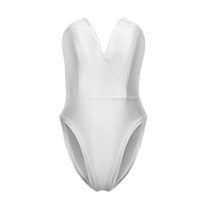 European and American Style Women s Tight-Fitting Base Shirt, Summer Jumpsuit for Women, V-Neck Strapless Jumpsuit Top 9995-White XL
European and American Style Women s Tight-Fitting Base Shirt, Summer Jumpsuit for Women, V-Neck Strapless Jumpsuit Top 9995-White XL