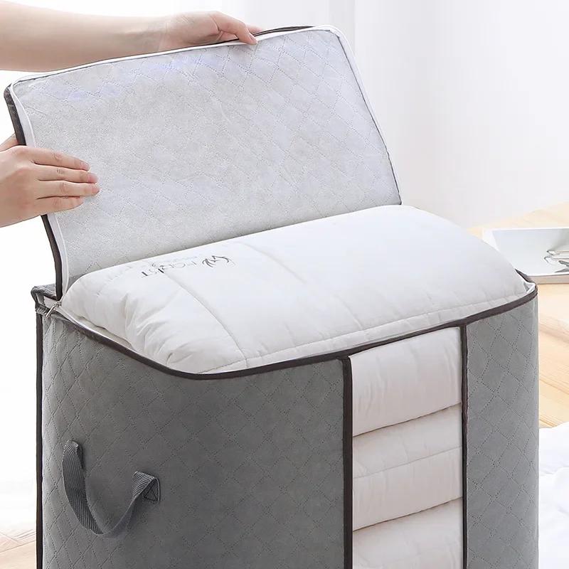 High Capacity Thickened Non-woven Multi-functional Storage Bag Clothes Quilt Storage Bag Moving Packing Luggage Bags
High Capacity Thickened Non-woven Multi-functional Storage Bag Clothes Quilt Storage Bag Moving Packing Luggage Bags